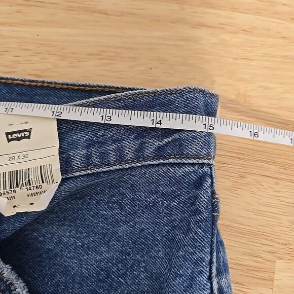 NWT Levi's Premium Capital E 501 Original Straight 28x30 Distressed Button Fly - Picture 6 of 13